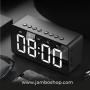 Caston Clock Bluetooth Speaker With Fm Radio, Alarm & Mirror