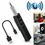 Generic Car Wireless Music Receiver Bluetooth Car Adapter