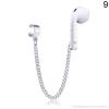 Fashion (only Case) Stylish Wireless Earphones Titanium Steel Protective Chain Earrings For AirPods