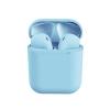 Fashion (Only Case)InPods12 Macaron Wireless Bluetooth 5.0 Touch Control Sports Earphones Earbuds-Blue
