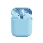 Fashion (Only Case)InPods12 Macaron Wireless Bluetooth 5.0 Touch Control Sports Earphones Earbuds-Blue
