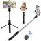 Generic Tripod Foldable Wireless Bluetooth Selfie Stick