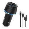 Oraimo CAR CHARGER 2 In 1 DUAL USB+FREE Cable