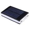 Generic Portable Solar LED Light Dual USB Power Bank DIY-Black