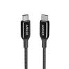 Anker PowerLine+ III 3ft 60W Nylon Braided USB-C To USB-C 2.0 Cable - Black