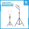 Generic LED Ring Light With Tripod Stand Phone Holder Extendable