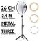 Generic 10INCH/12INCH/13INCH Selfie Ring Light With 2.1M Tripod Stand And Cell Phone Holder For Live Stream/Makeup 10"/12"/13" RINGLIGHT