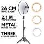 Generic 10INCH/12INCH/13INCH Selfie Ring Light With 2.1M Tripod Stand And Cell Phone Holder For Live Stream/Makeup 10"/12"/13" RINGLIGHT