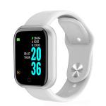 Generic D20 Bluetooth-compatible Rechargeable Smart Watch-White