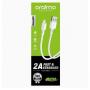 Oraimo Fast Lighting Cable For All Iphones, Charging Data USB, White