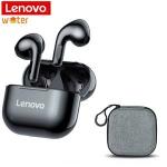 Lenovo LP40 + Bag Wireless Earphone Bluetooth 5.0 Waterproof Earphone Touch Control Dual Stereo Bass Earbud Sports Headset