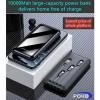 POHB Power Banks 10000 MAh Mirro Design With 4 Cables