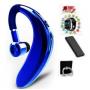 Generic S109 Wireless Headset Supra-aural Lightweight Comfortable -BLUE