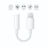 Generic Lightning IOS To 3.5mm Aux Audio JACK Cable  - WHITE