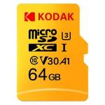 Kodak Micro SD Card 64GB TF Card U3 A1 V30 Memory Card