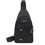 Generic Men`s Multifunctional Chest Bag-Black