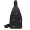 Generic Men`s Multifunctional Chest Bag-Black