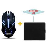 Generic Wired USB  Mouse Colorful Backlight+Mouse Pad