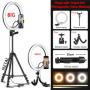 Generic True 10" Ring Light LED Fill Light + TWO Tripod