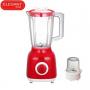 Elegant World 2 In 1 Blender & Grinder - 1.6L , 350W, Red