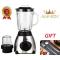 Annov Stainless  Blender & Grinder - 1.5L, 350W + （1Spoon 1Fork）.