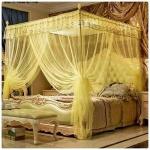 Generic 5 By 6 Cream Mosquito Net With Portable Metallic Stand