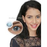 Freshgo Brilliant Blue 3-Tone 2 Soft Contact Lenses Natural Looking Eyes