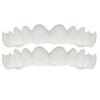 Generic 2Pcs/Set Comfort Fit Flex White  Teeth Cover Top Veneer Denture Dental Kit