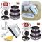 Scarlett 3 Pieces Baking Set Tins And Electric Hand Mixer