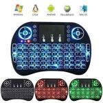 Mini 2.4GHz Mini Wireless Keyboard w Touchpad Mouse, LED Backlit