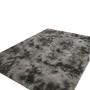 Generic Cute Shaggy Bedside Blanket Floor Mat Carpet-Dark Gray