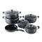 Tornado Classic Heavy Duty  14 Pieces Non Stick Cooking Pots And Pan