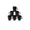 Generic Classic Ceramic Tea/Coffee Mug Set(6)
