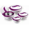 Pinnacle Parisa Print Casserole/Hotpot 4piece Set 0.5L/1L/2L/3L.