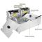 WNGREAT 12L Double Baskets Chicken And Chips Electric Fryer (6+6)L