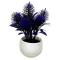 Generic 1 Set Simulation Bonsai Realistic Non-fading Plastic Artificial Large Pine Plants For Decorating-Purple Orchid