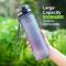 UZSPACE 1.0 Ltr Frosted Tritan Plastic Water Bottle - BPA Free