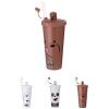 Miniso We Bare Bears - Water Bottle With Straw  (Type B) 640ml