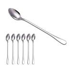 Generic 6pcs Long Handle Spoons Ideal For Coffee Dessert & Ice Cream