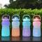 Generic 2L Motivational Water Bottle Large With Time Marker
