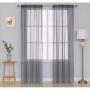 Fashion Curtain Sheer 1piece-Gray