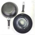 Generic Nonstick Heavy Duty Deep Frying Pan-32cm
