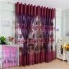 Generic 1PC 250*100cm Living G Room Curtain Floral Tulle Door Window