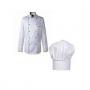 Fashion White Chef Jacket & Hat