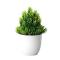 Generic Artificial Potted Plant Fake Bonsai Table Simulation-Green
