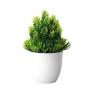Generic Artificial Potted Plant Fake Bonsai Table Simulation-Green