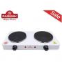 Rashnik Electric Hot Plate Table Top Two Burner