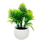 Generic 1 Set Simulation Bonsai Realistic Non-fading Plastic Artificial Large Pine Plants For Decorating-Green