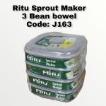 Ritu Sprout Maker 3 Bean Bowel