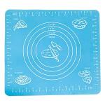 Generic Silicone Non-stick Scale Rolling Dough Mat Liner Baking-Blue